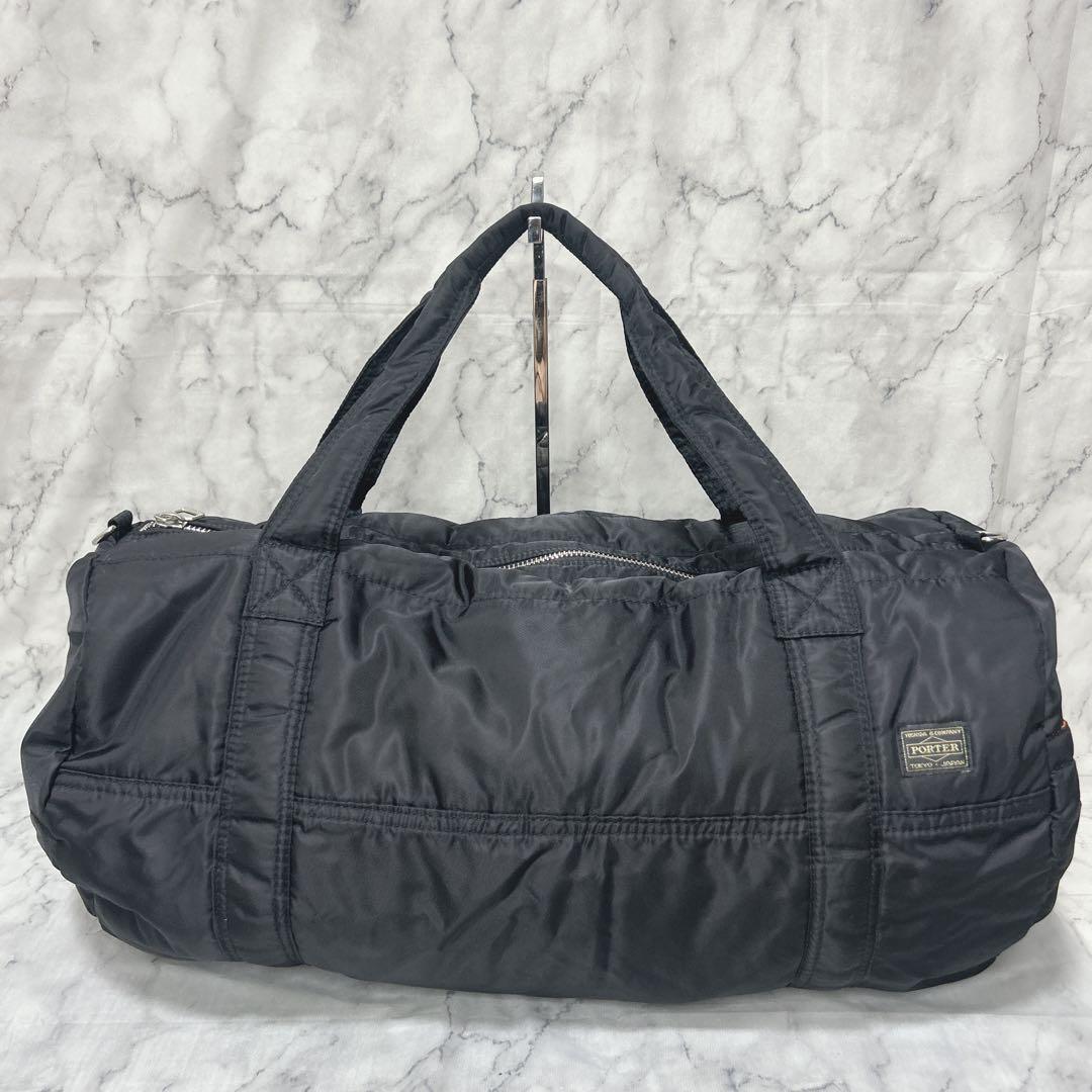 『極美品』 ポーター タンカー ダッフルバッグ ドラムバッグ ブラック XL