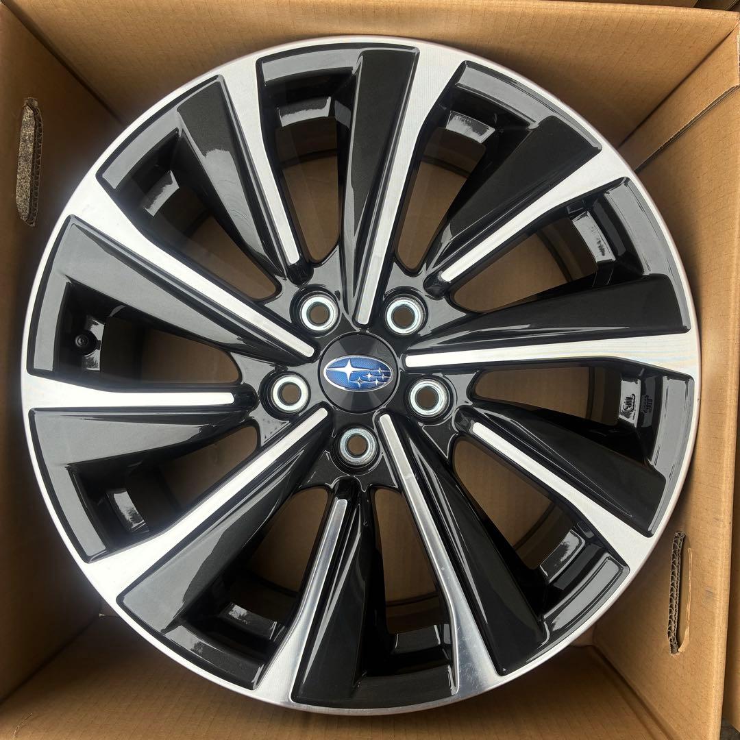 送料込み 新車外し4本 VNレヴォーグ STI 純正アルミホイール 18インチ