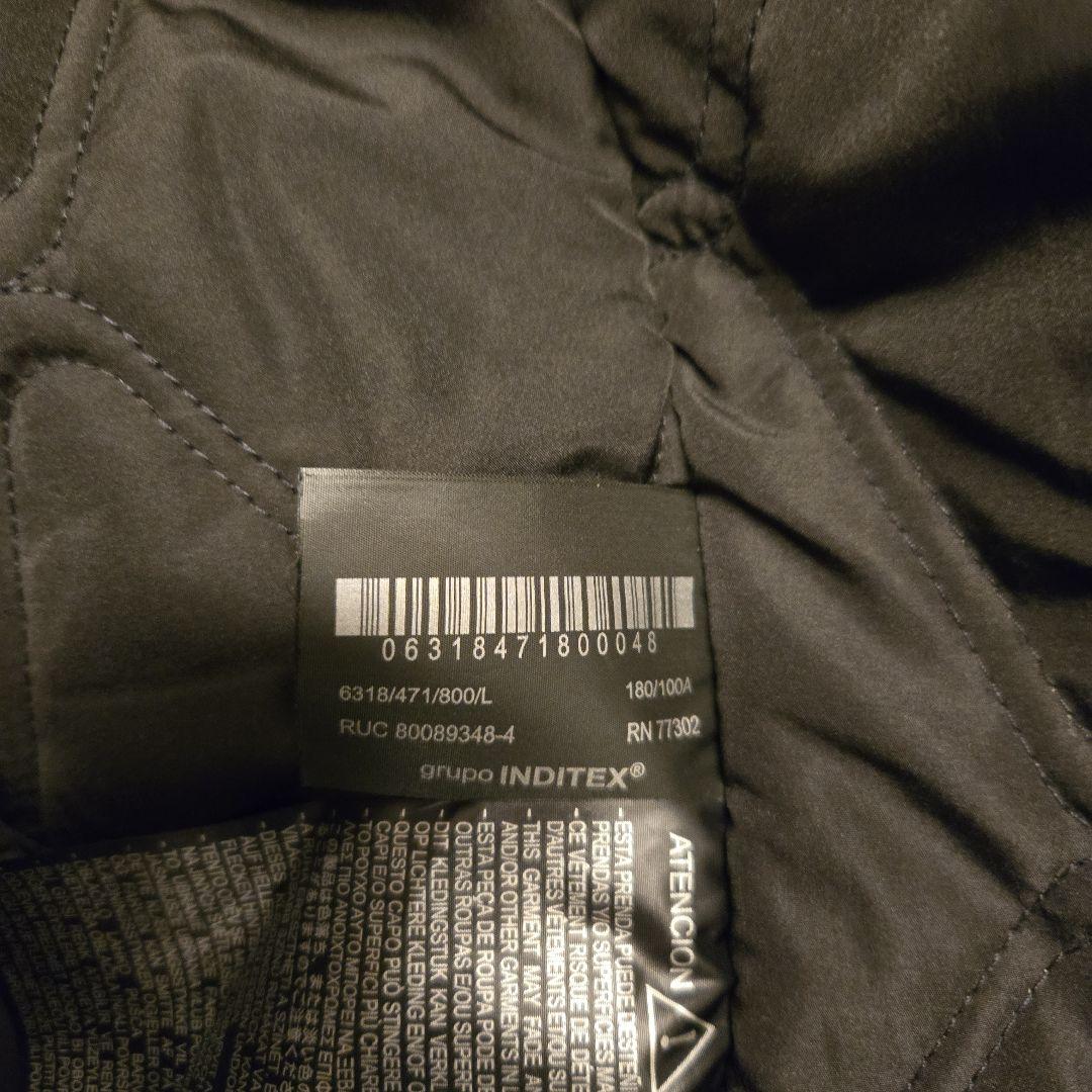 mnbv様 ZARA フェイクスエード ボンバージャケット ブラック Lサイズ