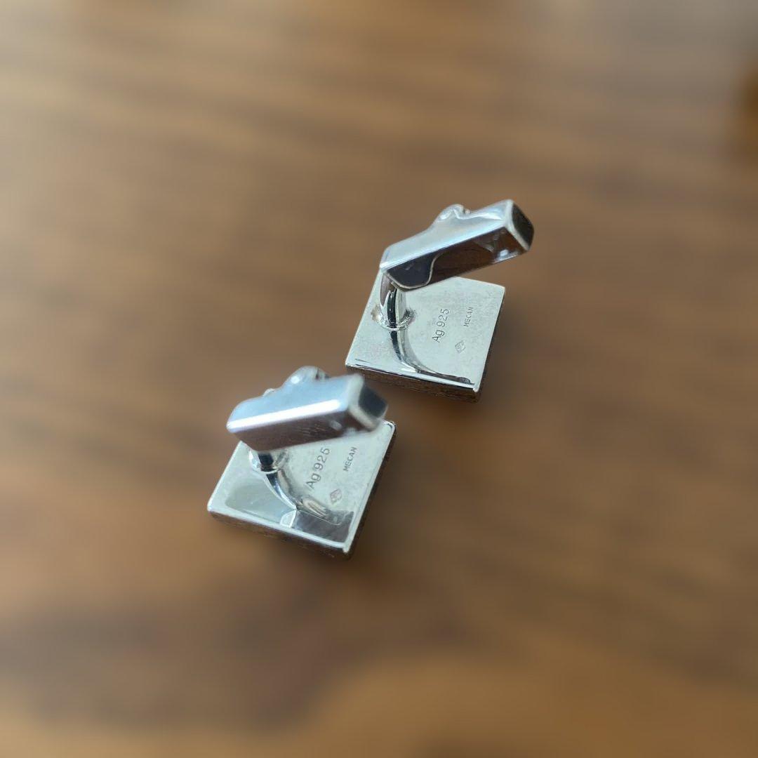 LOUIS VUITTON ルイ・ヴィトン チェッカーパターン カフリンクス