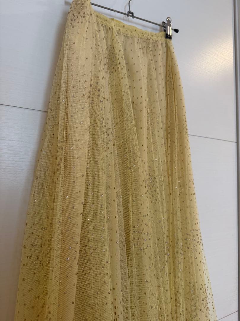 RED VALENTINO チュールスカート イエロー