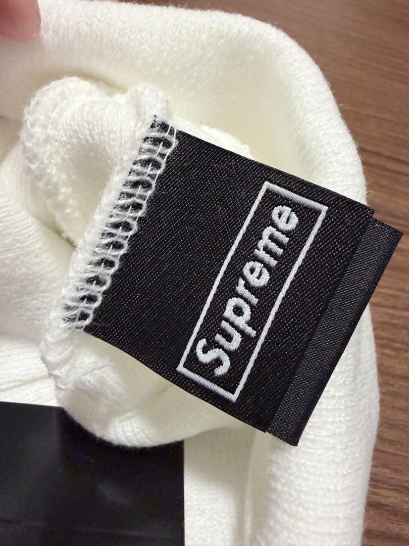 Supreme ホワイト box logo beanie