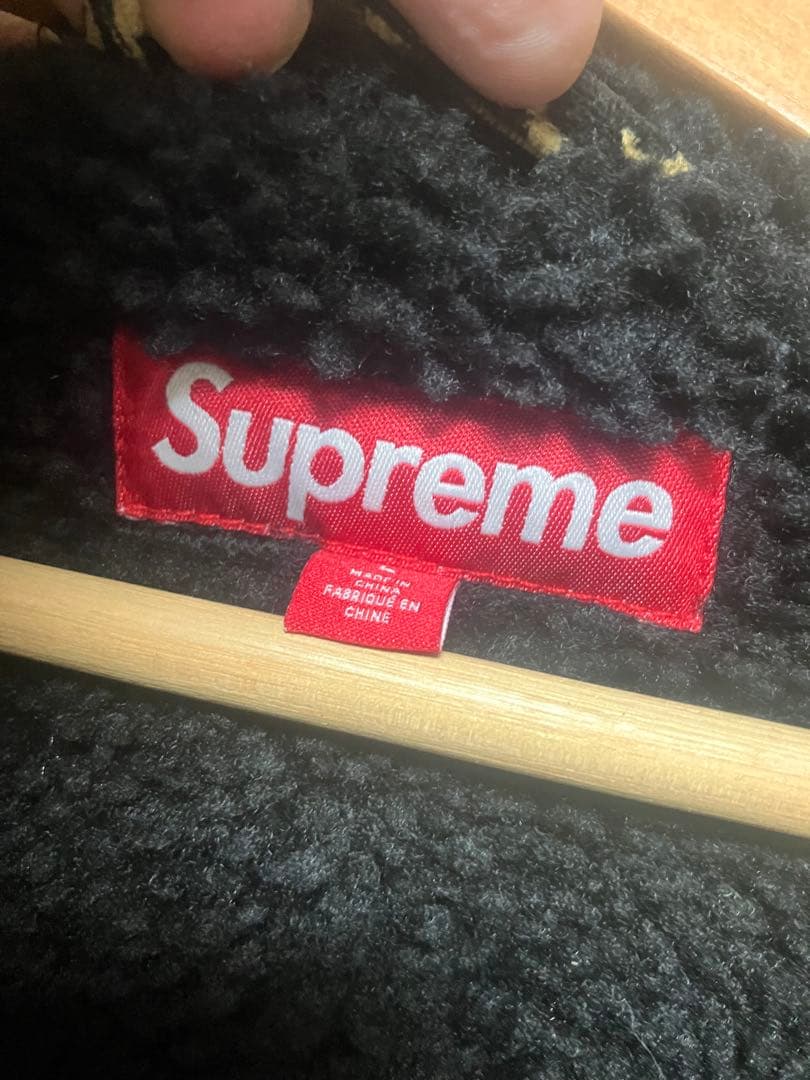 f*_様 Supreme シュプリーム ジャケット レオパード ボア カーコート