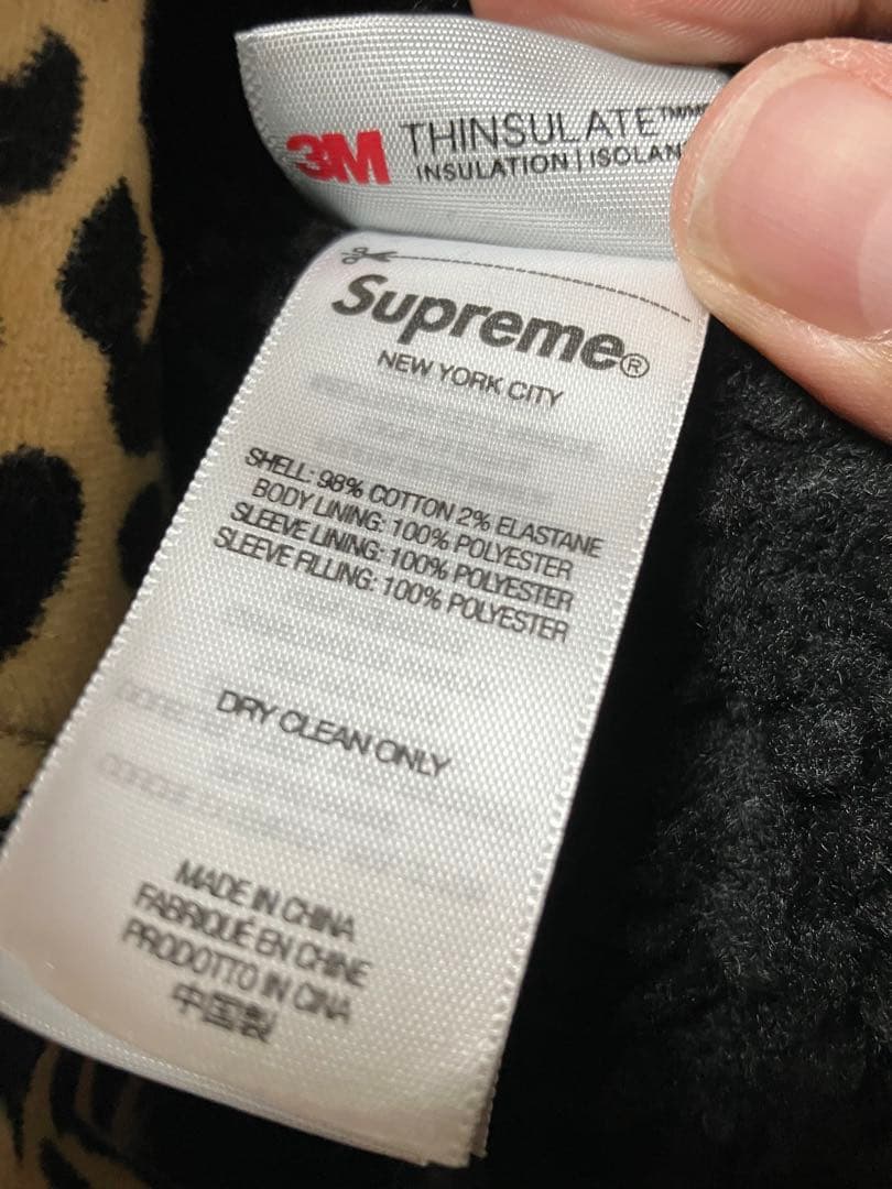 f*_様 Supreme シュプリーム ジャケット レオパード ボア カーコート