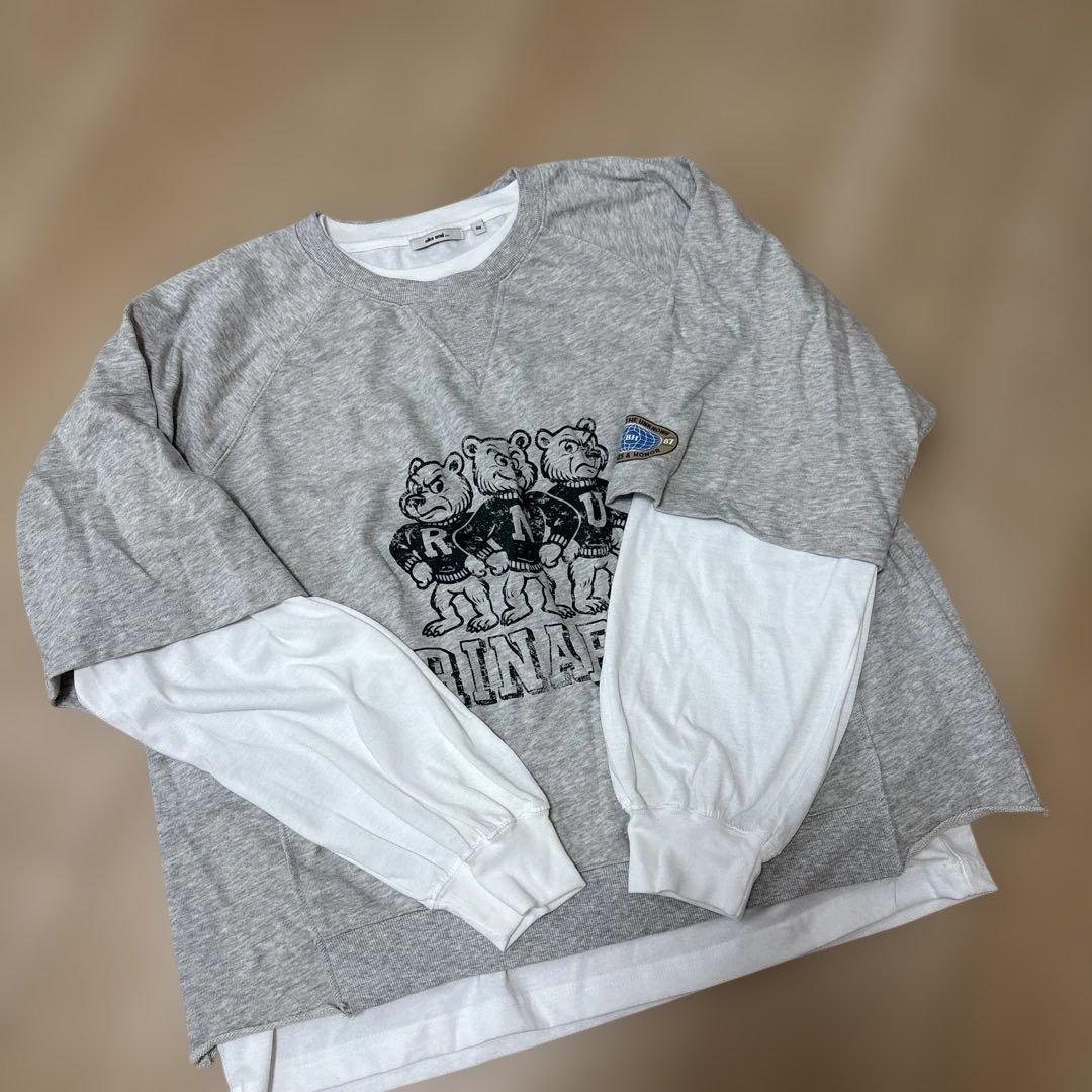 本日迄価格✨ニコアンド 【美品】メイクスタッフ しも 家族でシェアプルオーバー