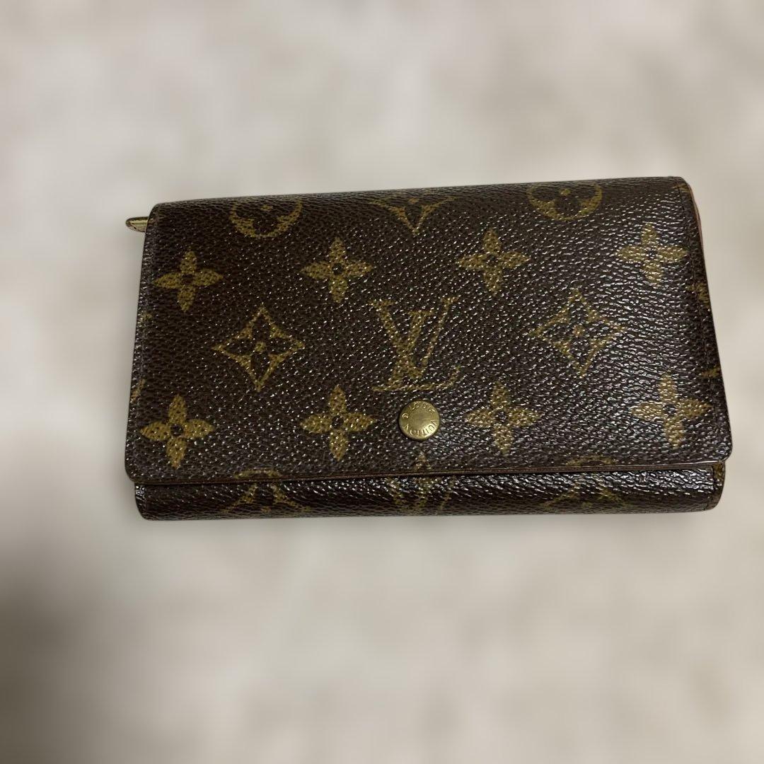Louis Vuitton 二つ折り財布 ブラウン
