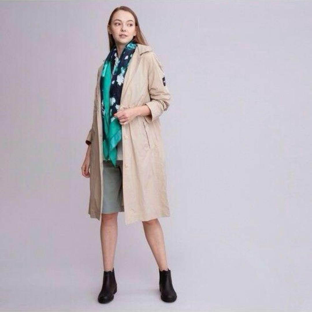 極美品★AIGLE｜定価2.6万 撥水 ワッシャータッチ コート ベージュ