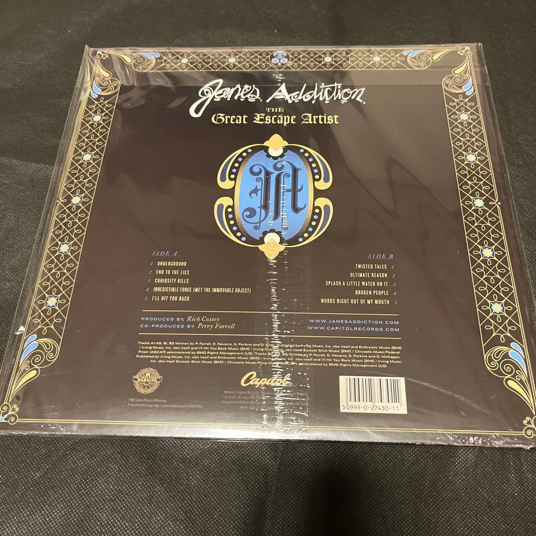 新品未開封　USオリジナル Jane's Addiction レコード　レア