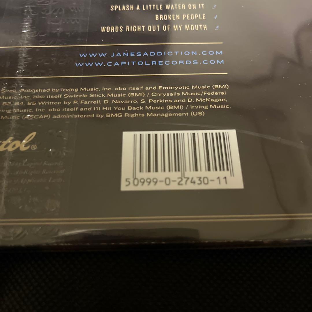 新品未開封　USオリジナル Jane's Addiction レコード　レア
