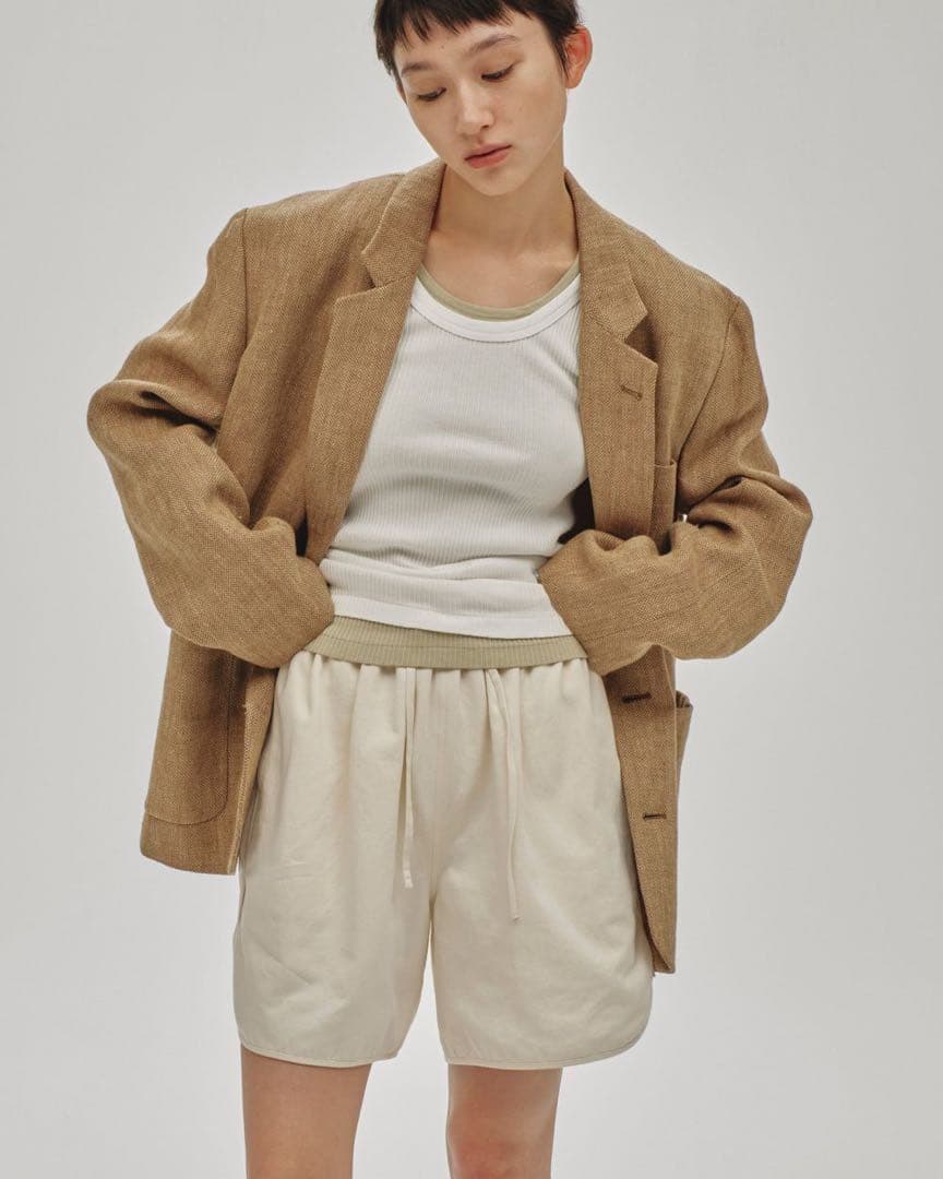 TODAYFUL / Boyfriend Linen Jacket ベージュ36
