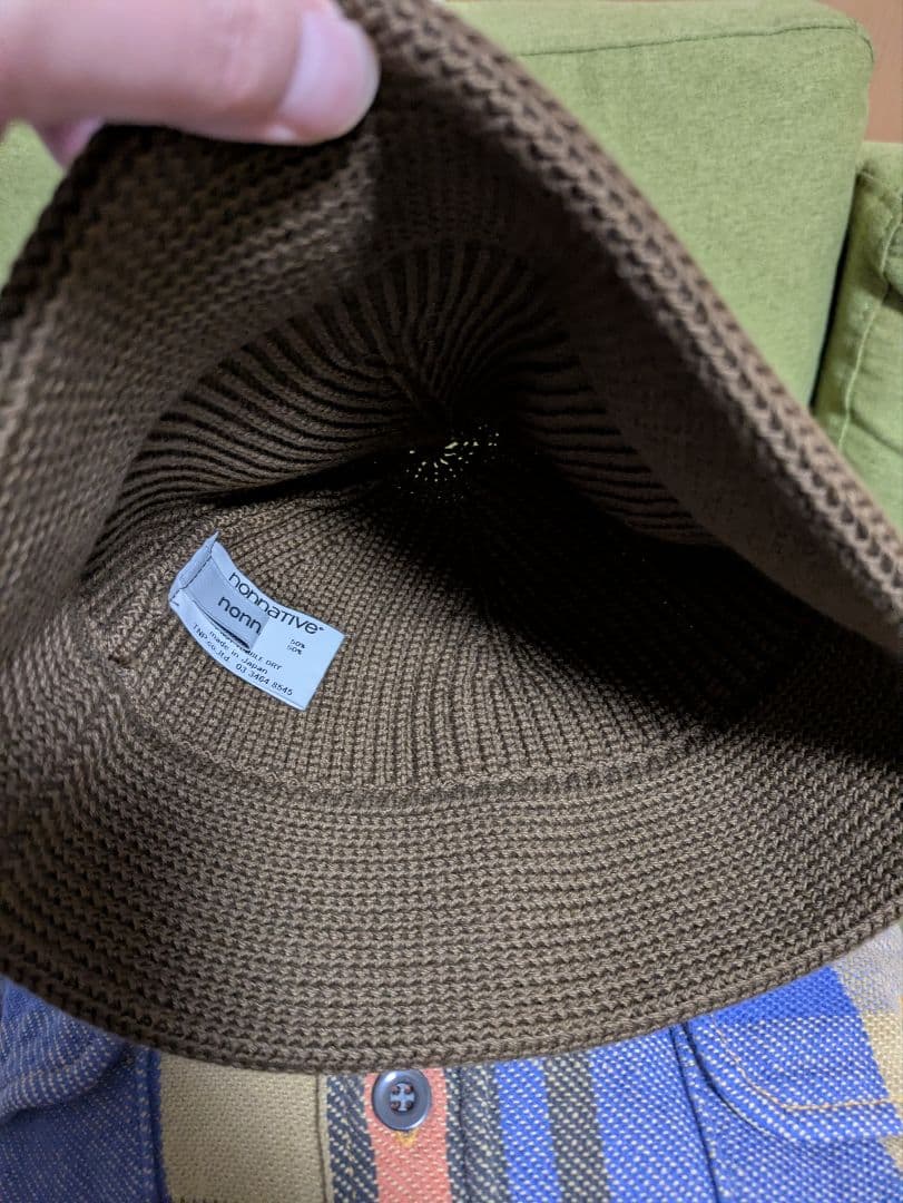 nonnative　WORKER HAT C/A YARN