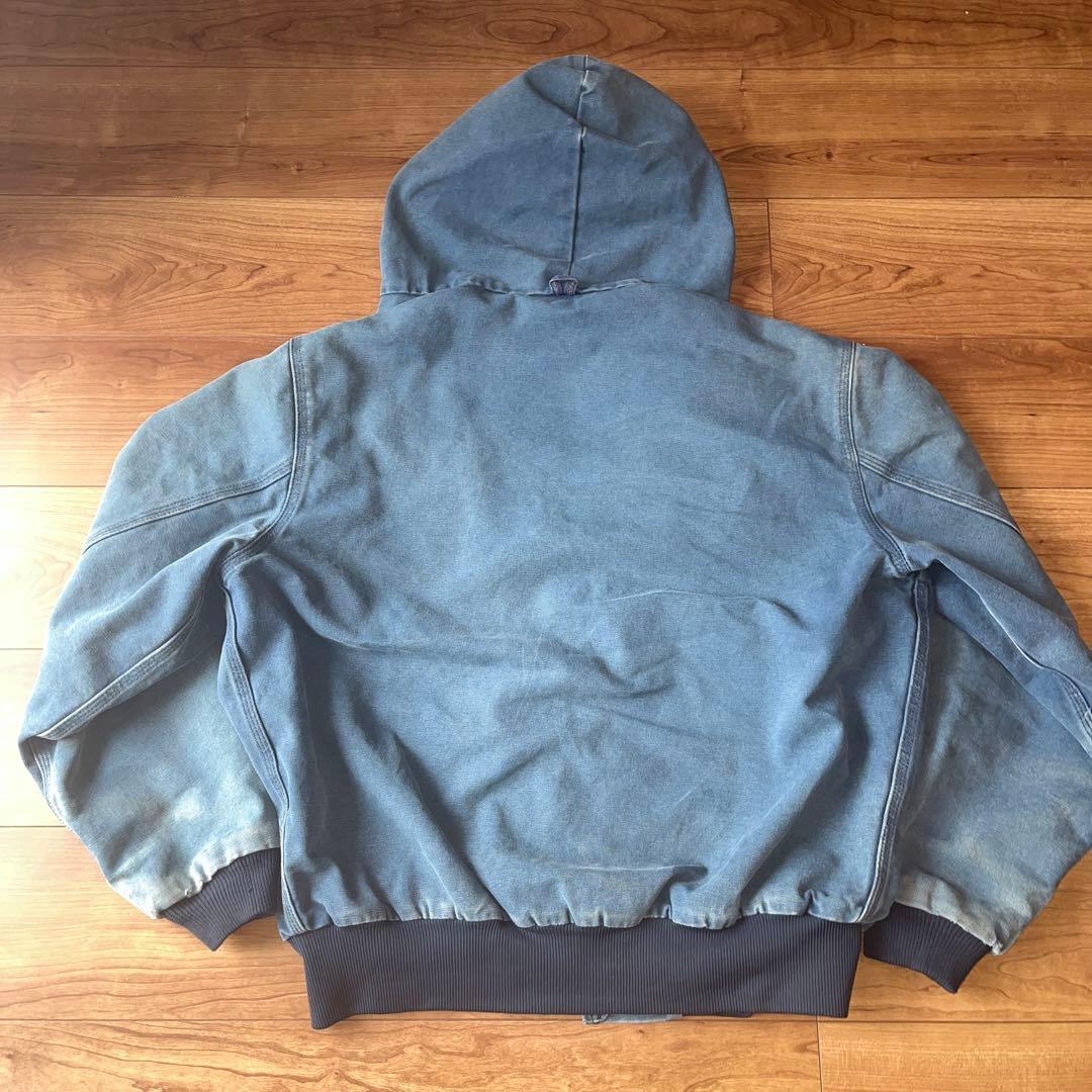 【星タグ】 Carhartt アクティブジャケット フェード ブルー 裏メッシュ
