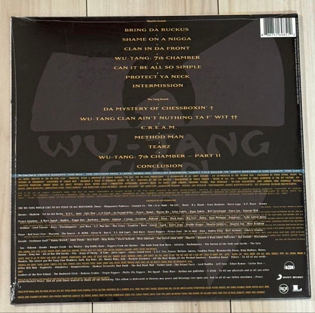 WU-TANG CLAN ENTER THE WU-TANG レコード新品未使用