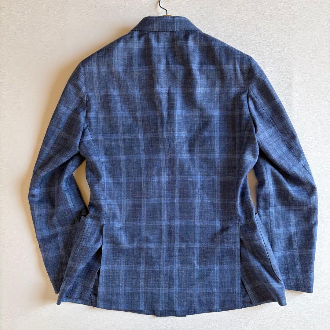 【BARBA×Loro Piana】テーラードジャケット ダブルブレスト 三者混