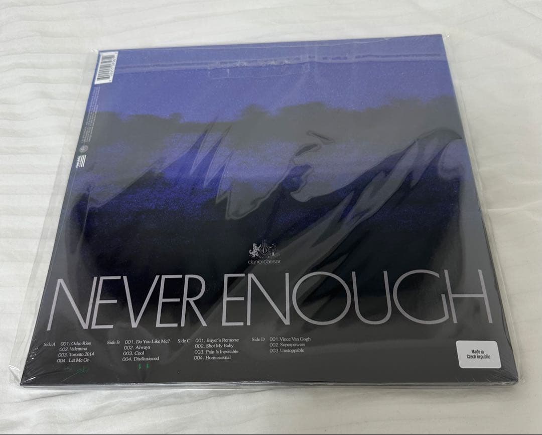 ●新品未開封Daniel Caesar - NEVER ENOUGH レコード