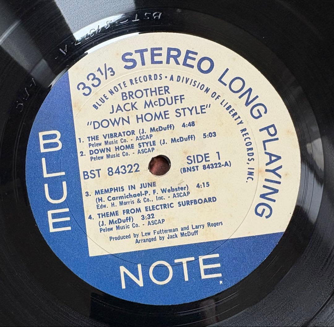 洋楽 BROTHER JACK McDUFF : DOWN  STYLE