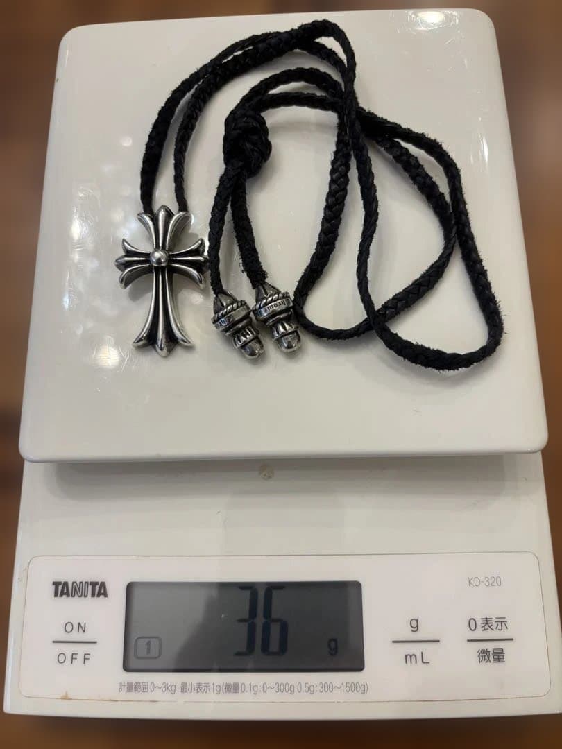 クロムハーツ スモールCHクロスネックレス