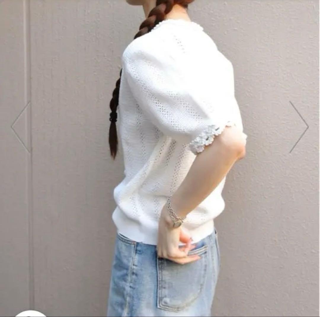 タグありshinzone2026ss メッシュクロシェカーディガン完売品