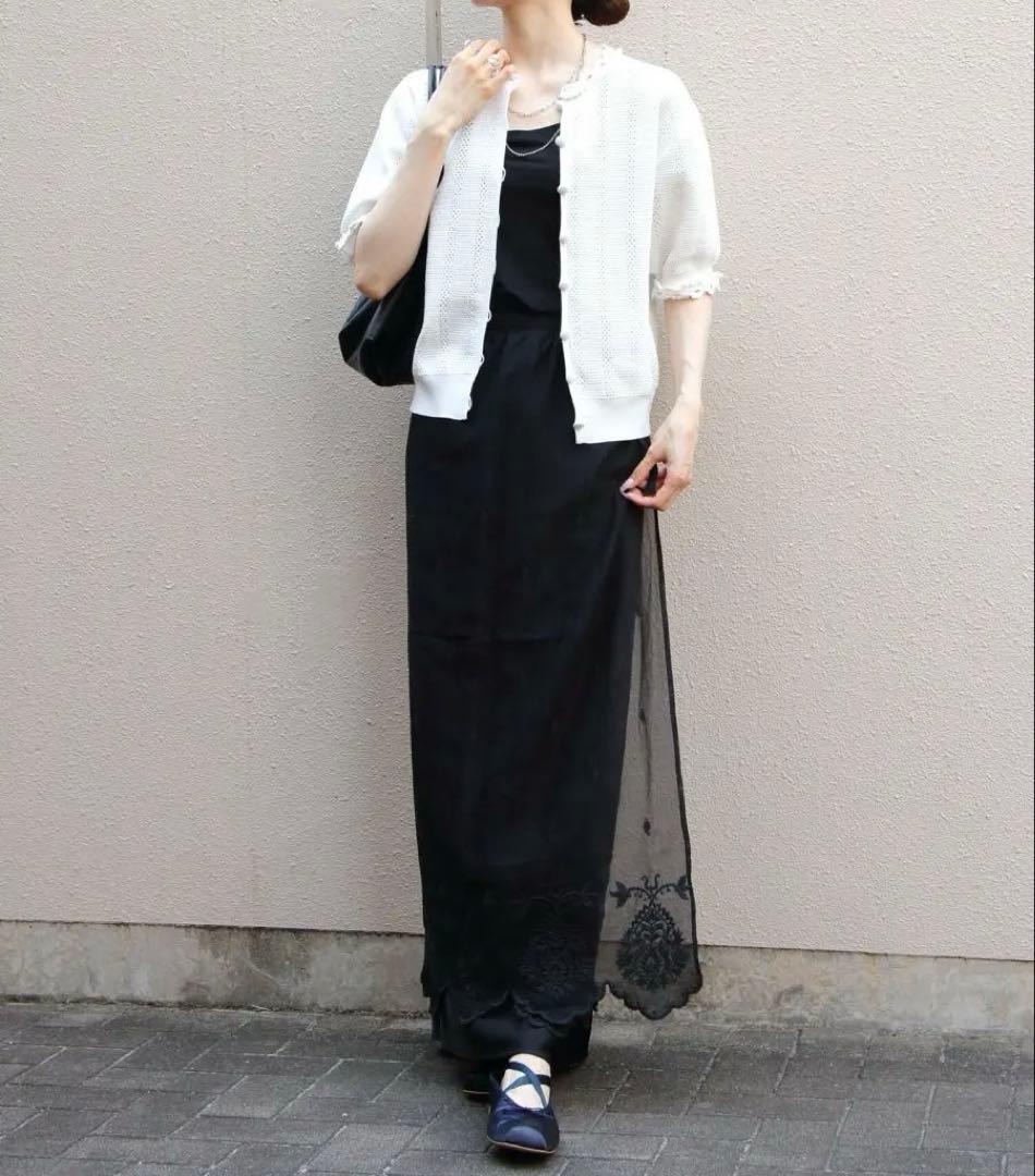 タグありshinzone2026ss メッシュクロシェカーディガン完売品