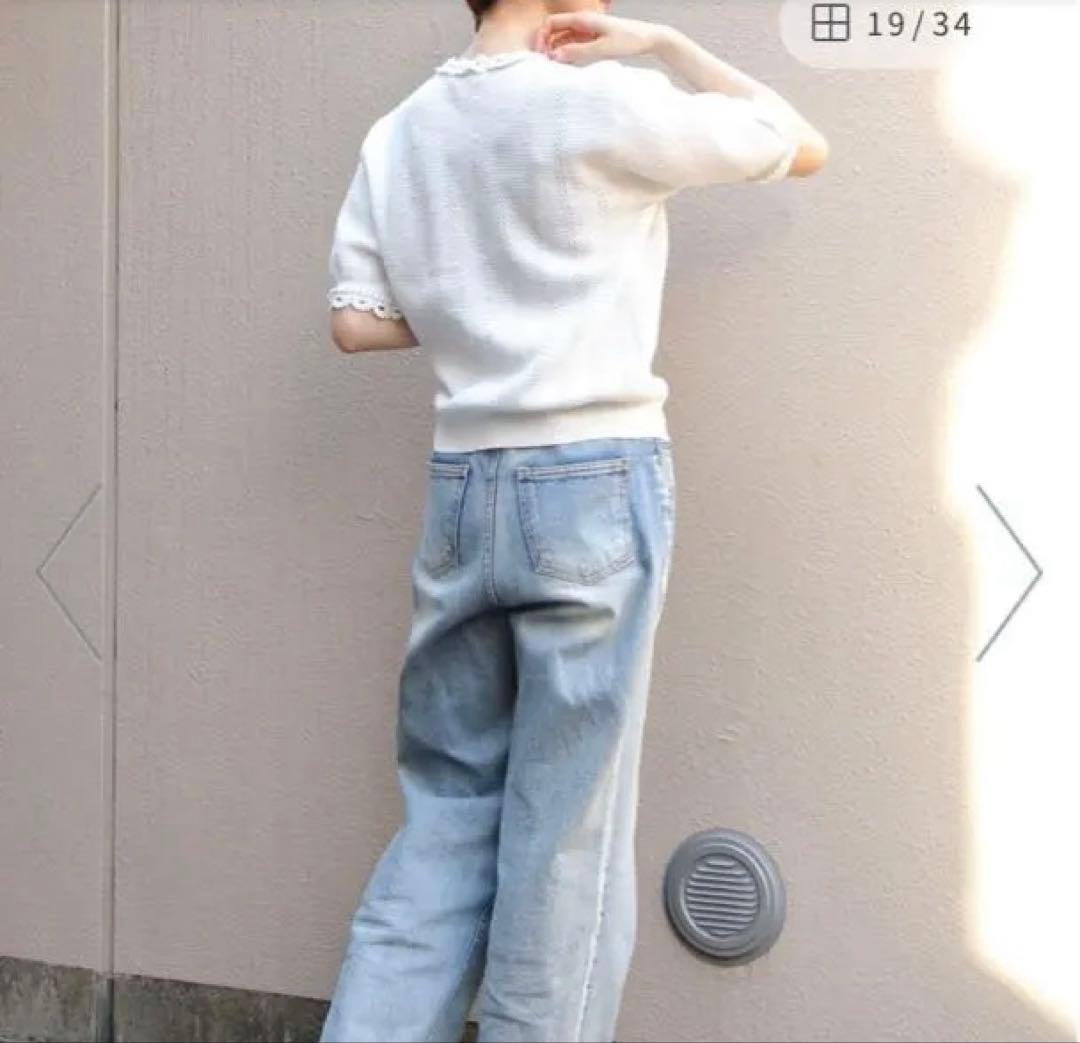 タグありshinzone2026ss メッシュクロシェカーディガン完売品