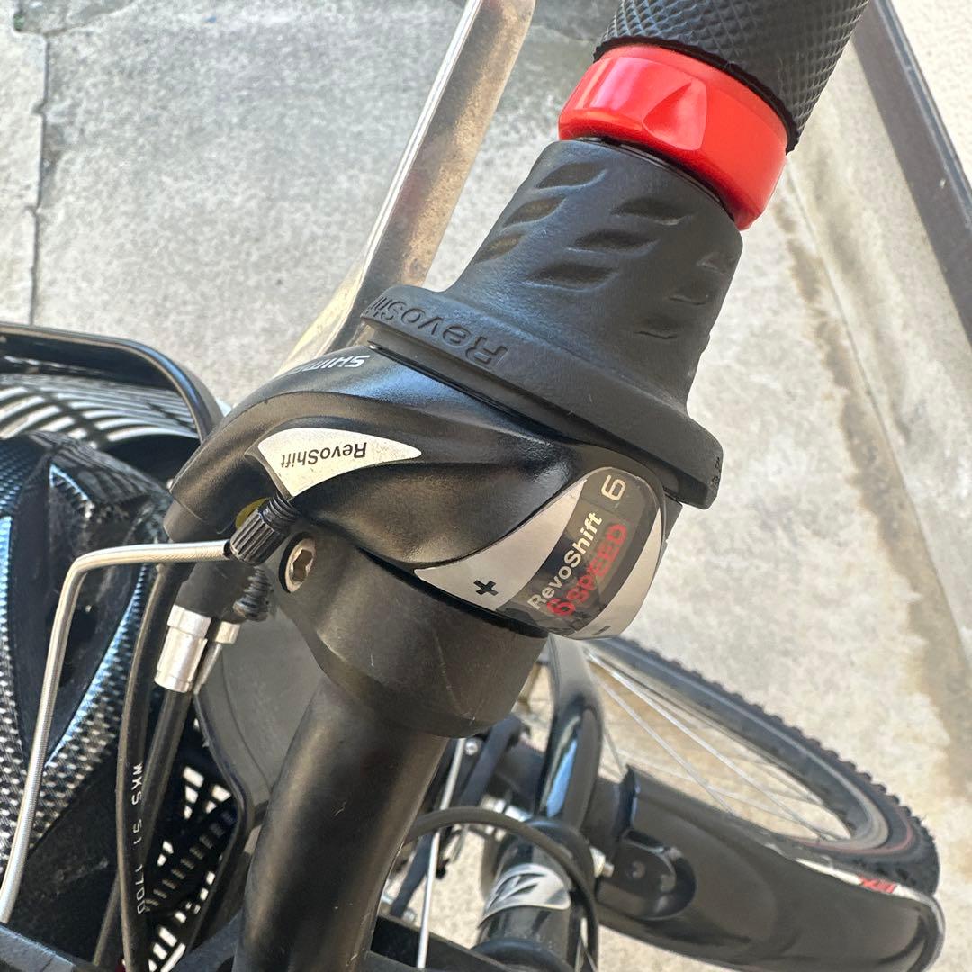 【引取限定】BRIDGESTONE 子供用自転車 ブラック/レッド