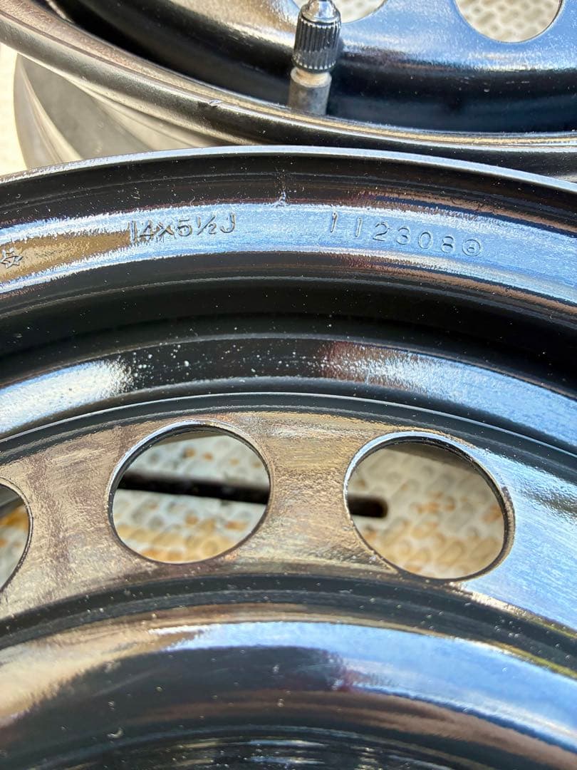 B ホンダ純正スチールホイール　14x5.5j 送料込み！値下げ！
