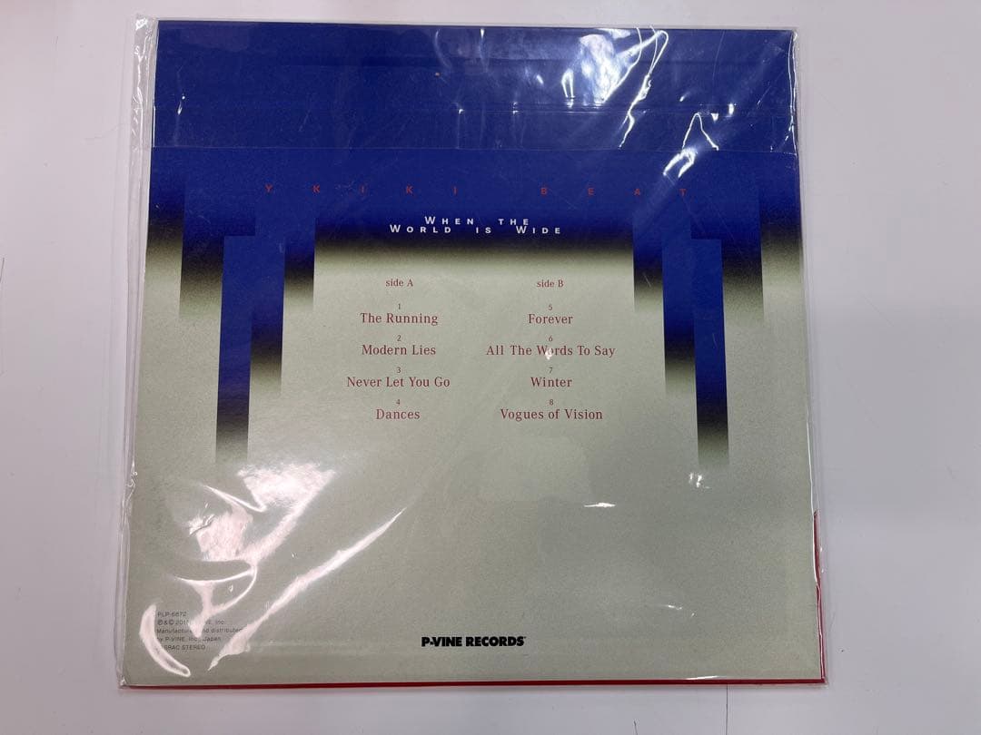YKIKI BEAT / WHEN THE WORLD IS WIDE アナログ