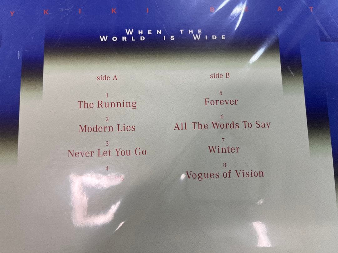 YKIKI BEAT / WHEN THE WORLD IS WIDE アナログ