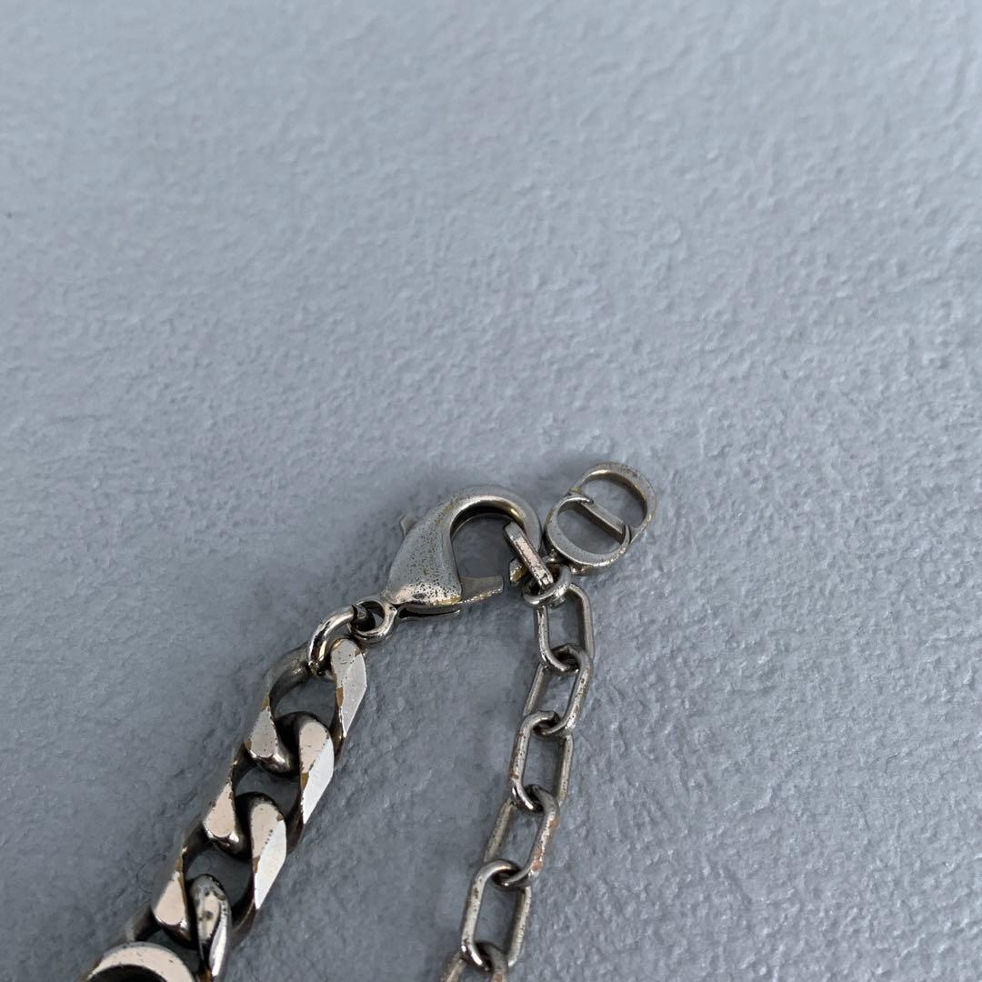 ディオール Dior シルバー ネックレス 喜平 アイコン CD