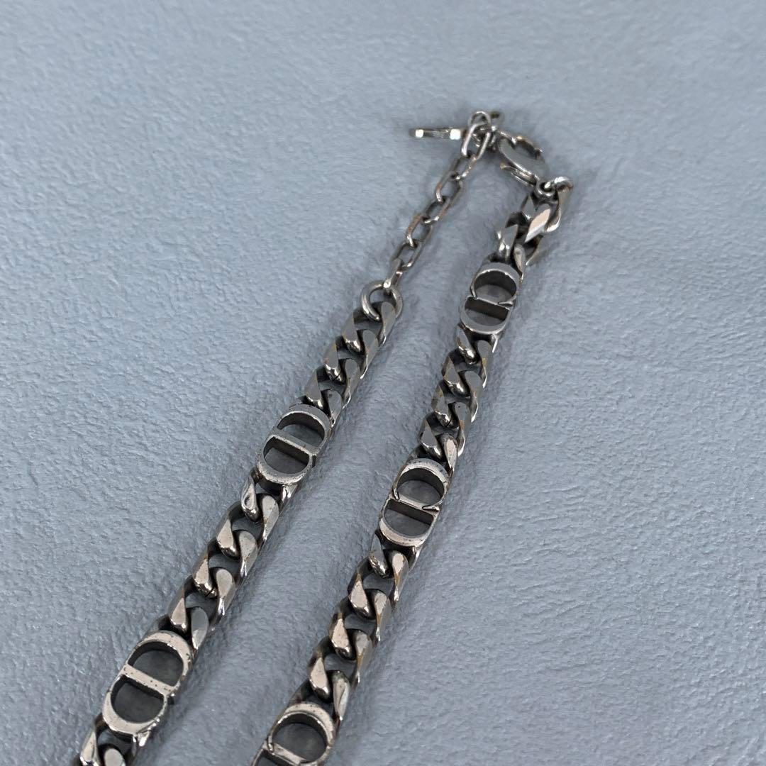 ディオール Dior シルバー ネックレス 喜平 アイコン CD