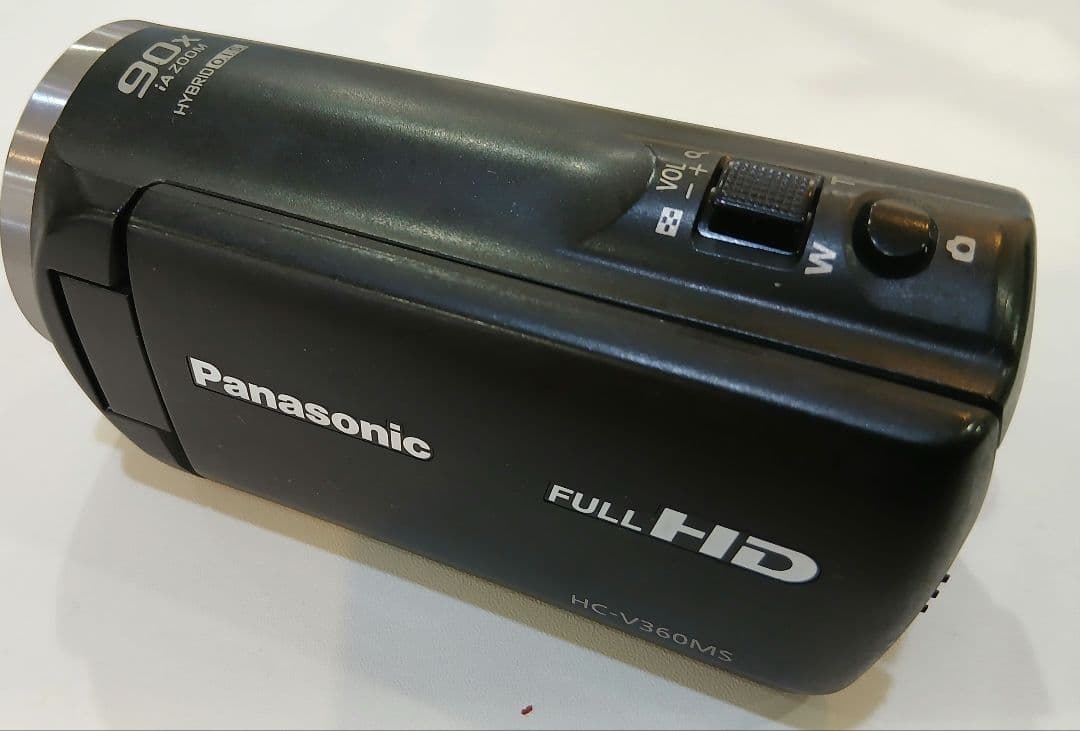 パナソニック HC-V360MS ビデオカメラ　カラーブラック