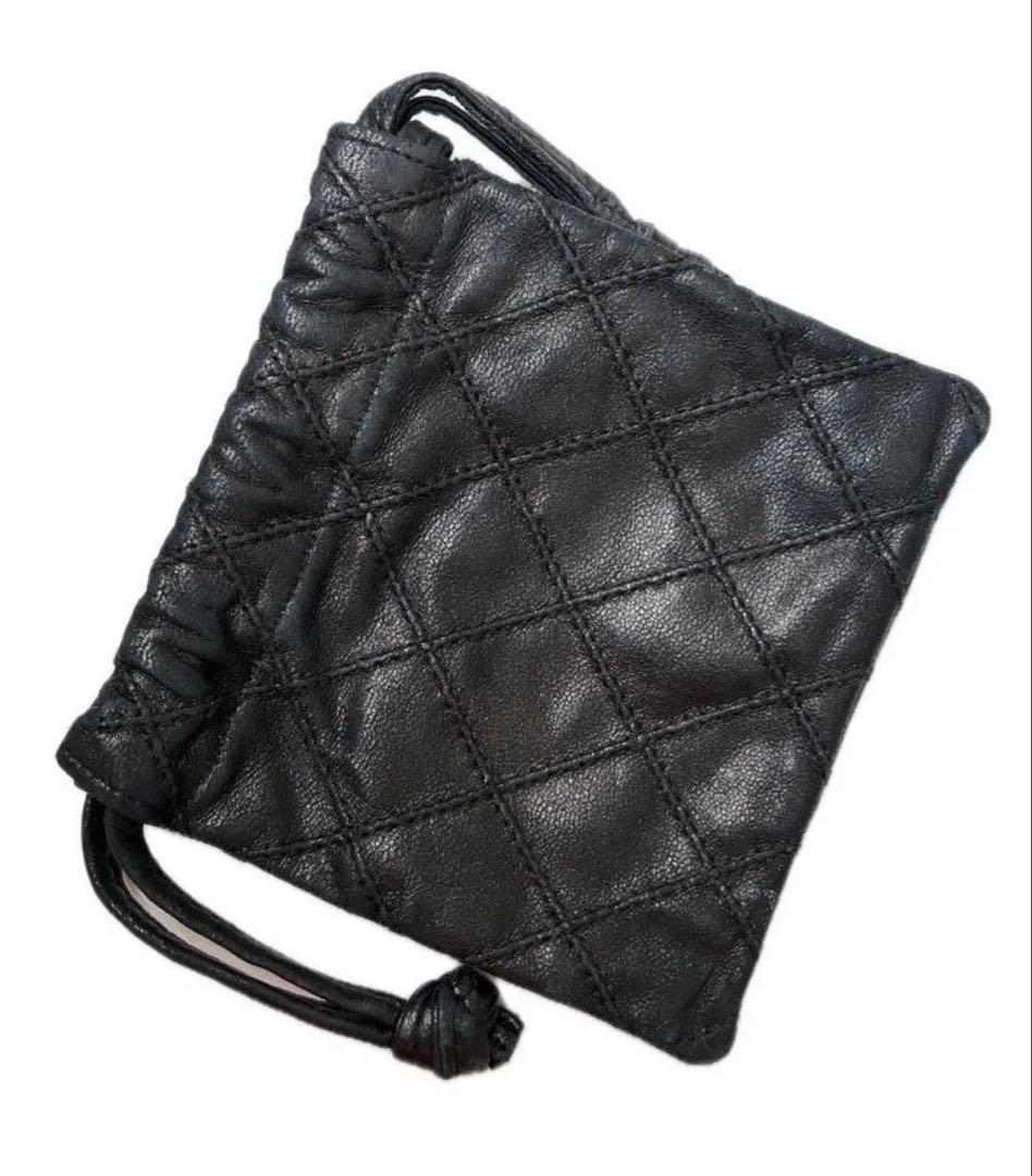 CHANEL シャネル マトラッセ ココマーク ポーチ 巾着 ビコローレ