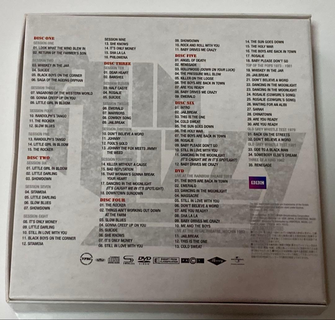 Thin Lizzy・At BBC・7枚組(CD6枚DVD1枚)ボックスセット
