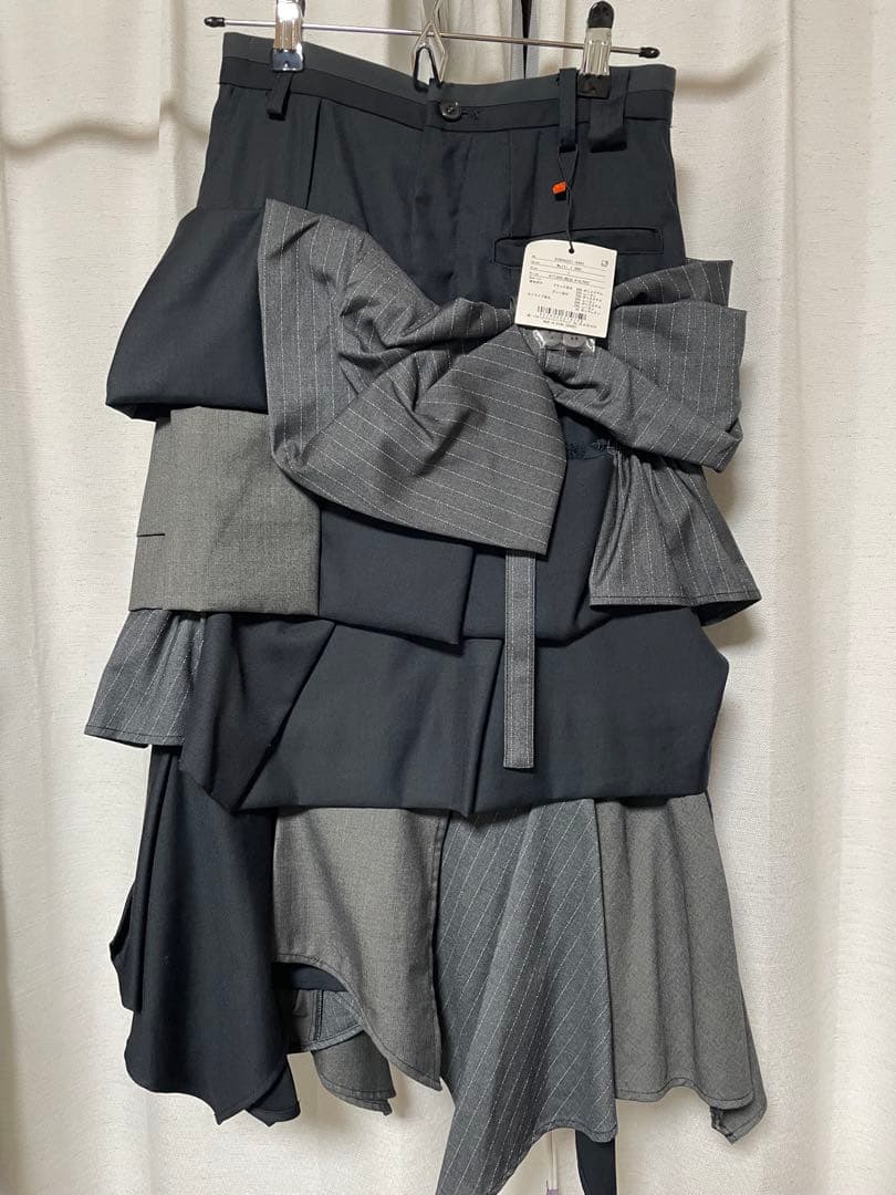 SLY MANNISH DESIGN スカート　異素材ミックス