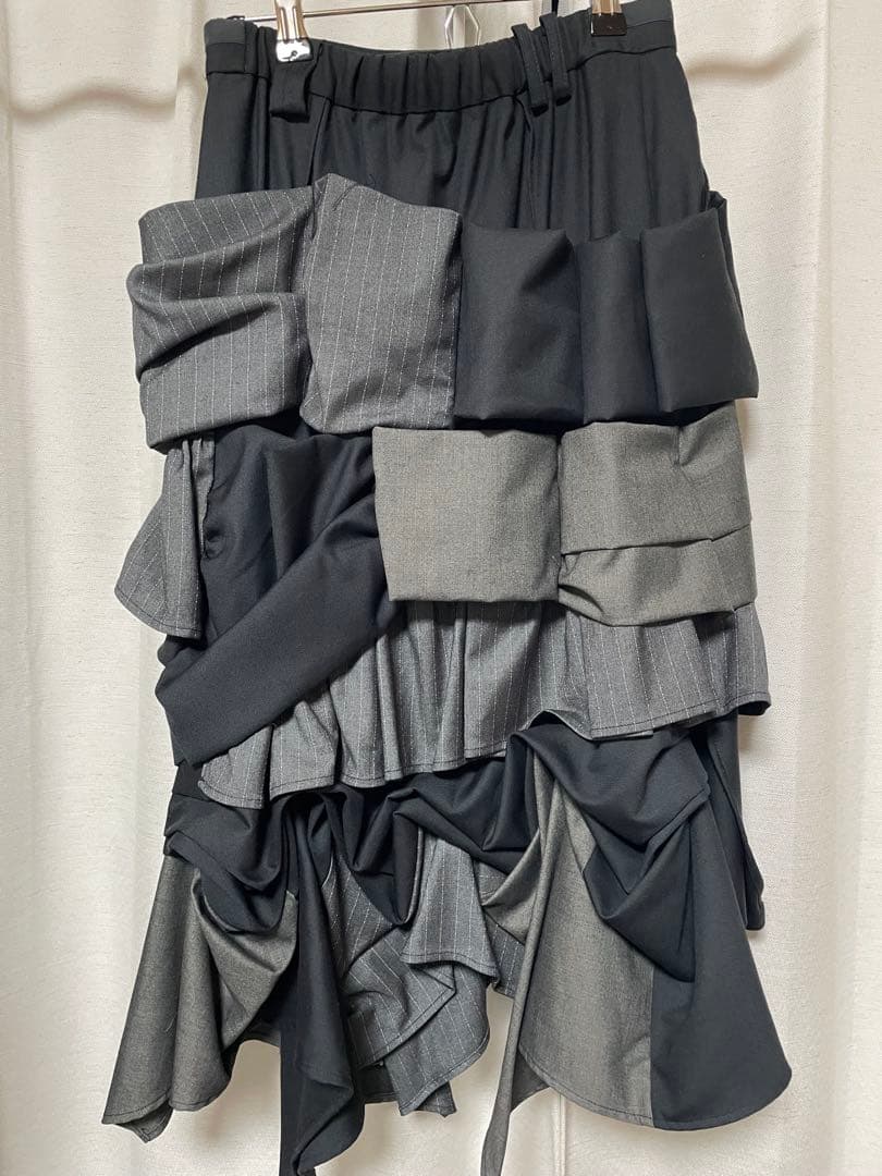 SLY MANNISH DESIGN スカート　異素材ミックス