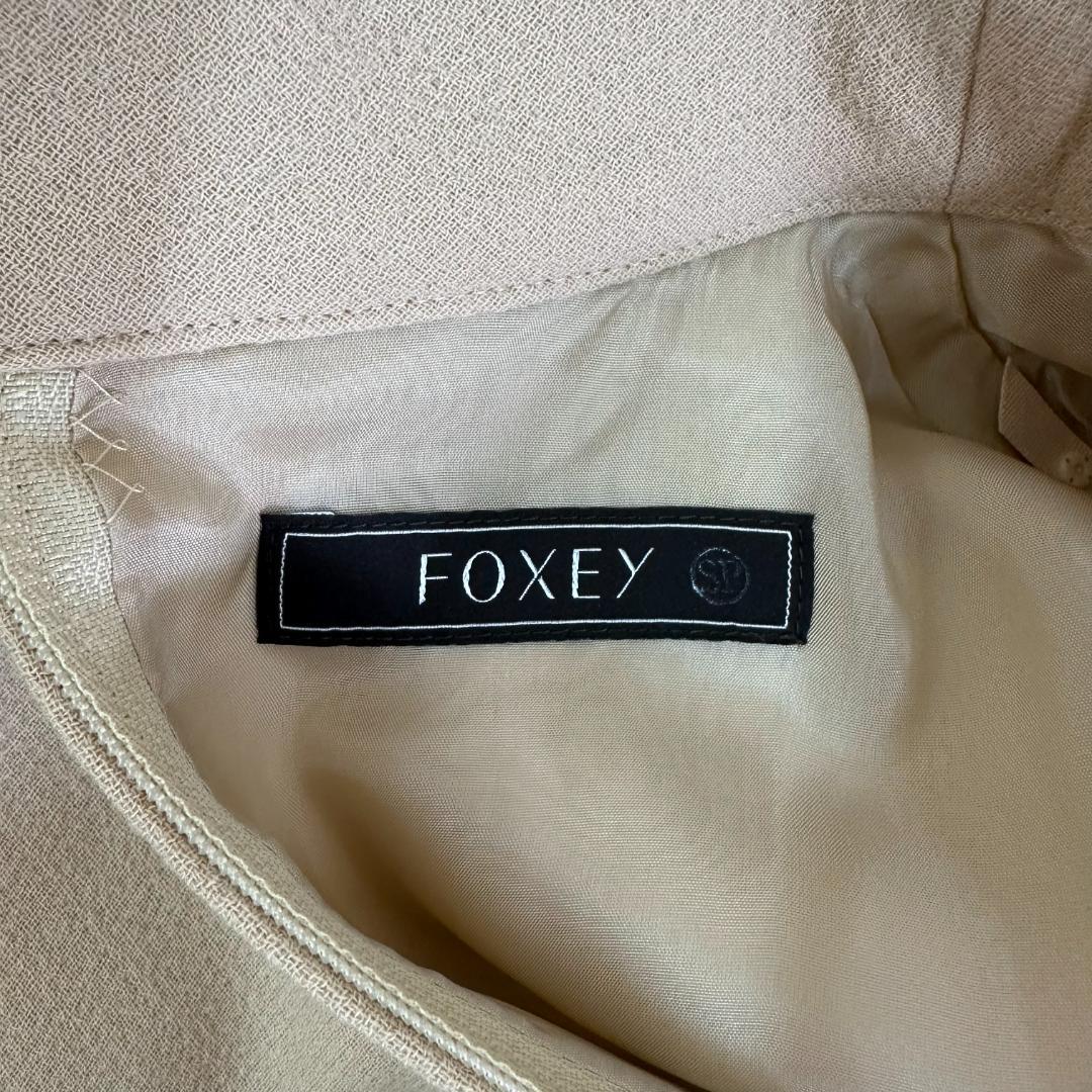 FOXEY（フォクシー） 上品シンプルノースリーブワンピース40