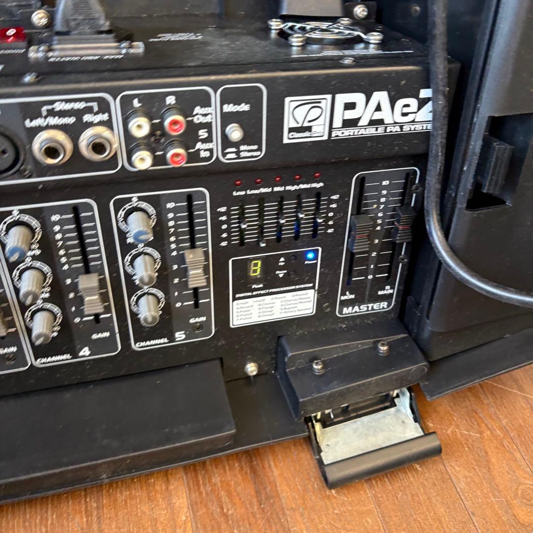 クラシックプロ PAeZ ポータブルPAシステム フルセット マイク スタンド付