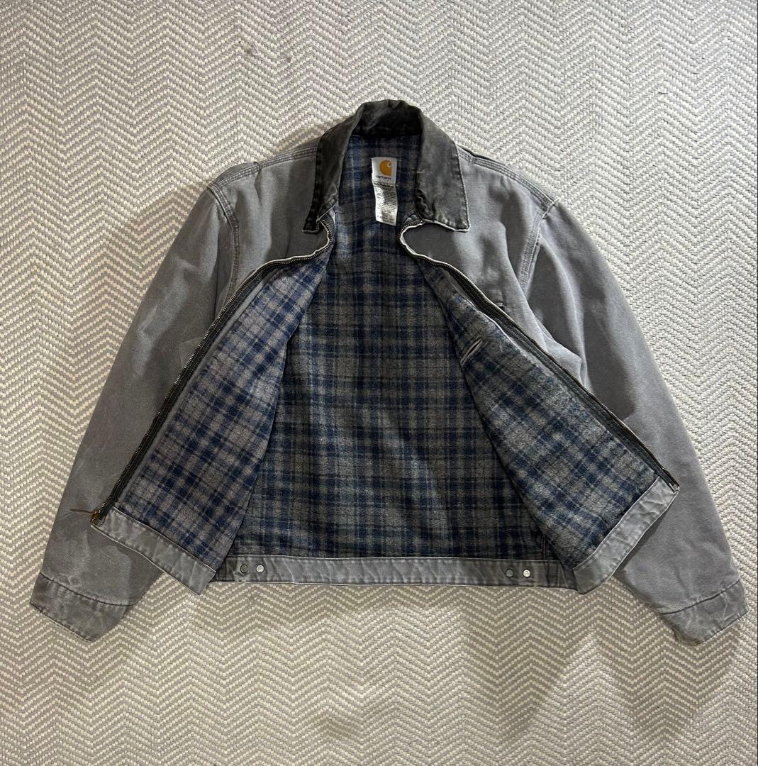 USA製 Carhartt デトロイトジャケット グレー フェード 野村訓一