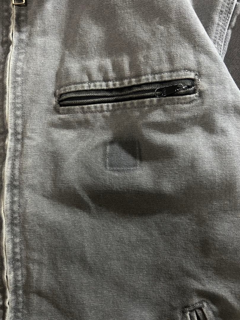 USA製 Carhartt デトロイトジャケット グレー フェード 野村訓一