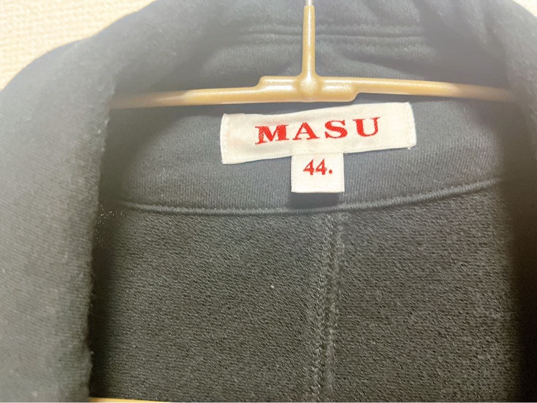 MASU ブラック テーラードジャケット 44