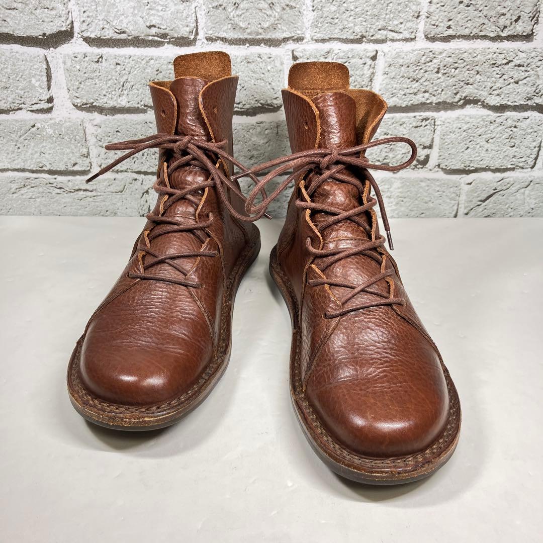 【美品】trippen レースアップブーツ ノマド サイズ36 23.0cm 茶