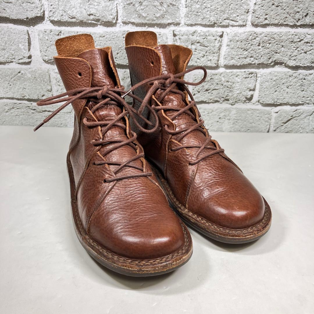 【美品】trippen レースアップブーツ ノマド サイズ36 23.0cm 茶
