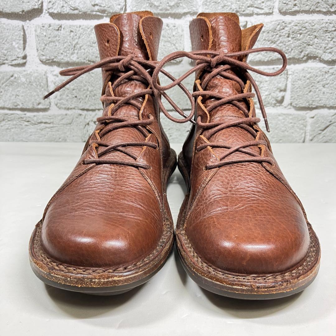 【美品】trippen レースアップブーツ ノマド サイズ36 23.0cm 茶
