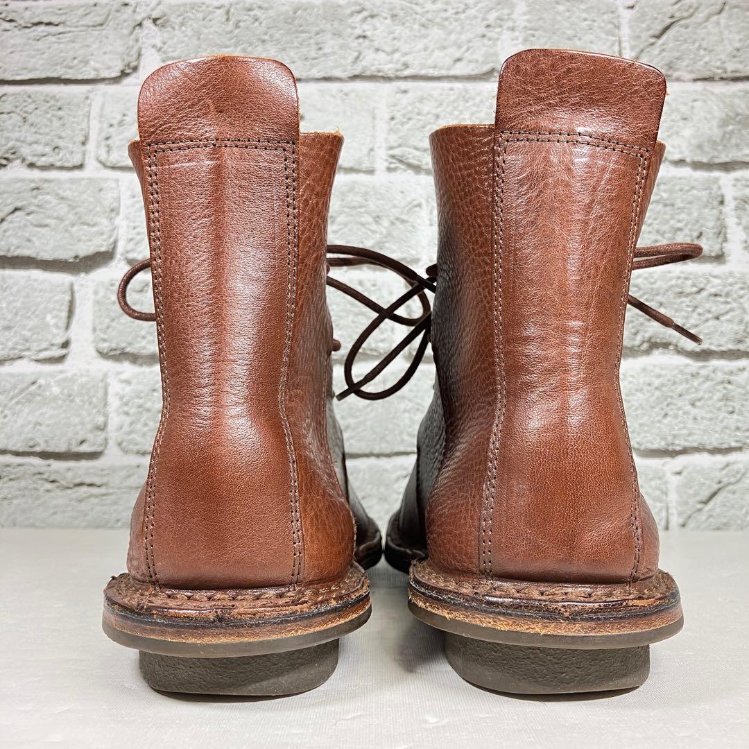 【美品】trippen レースアップブーツ ノマド サイズ36 23.0cm 茶