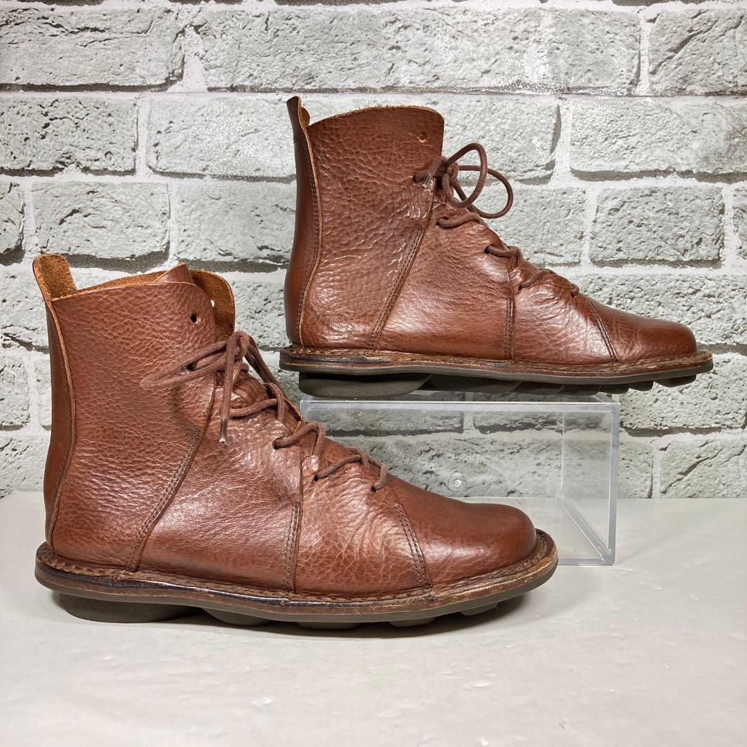 【美品】trippen レースアップブーツ ノマド サイズ36 23.0cm 茶