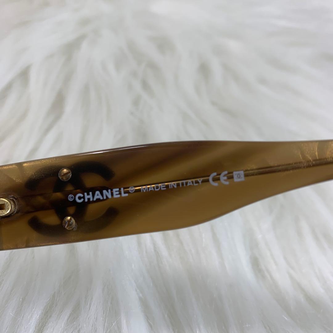 CHANEL ブラウンサングラス5102ココマーク、ケース付き