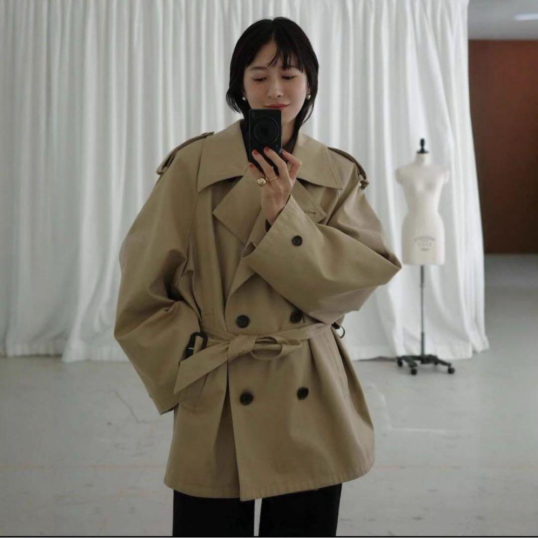 CLANE ★ SHORT TRENCH COAT