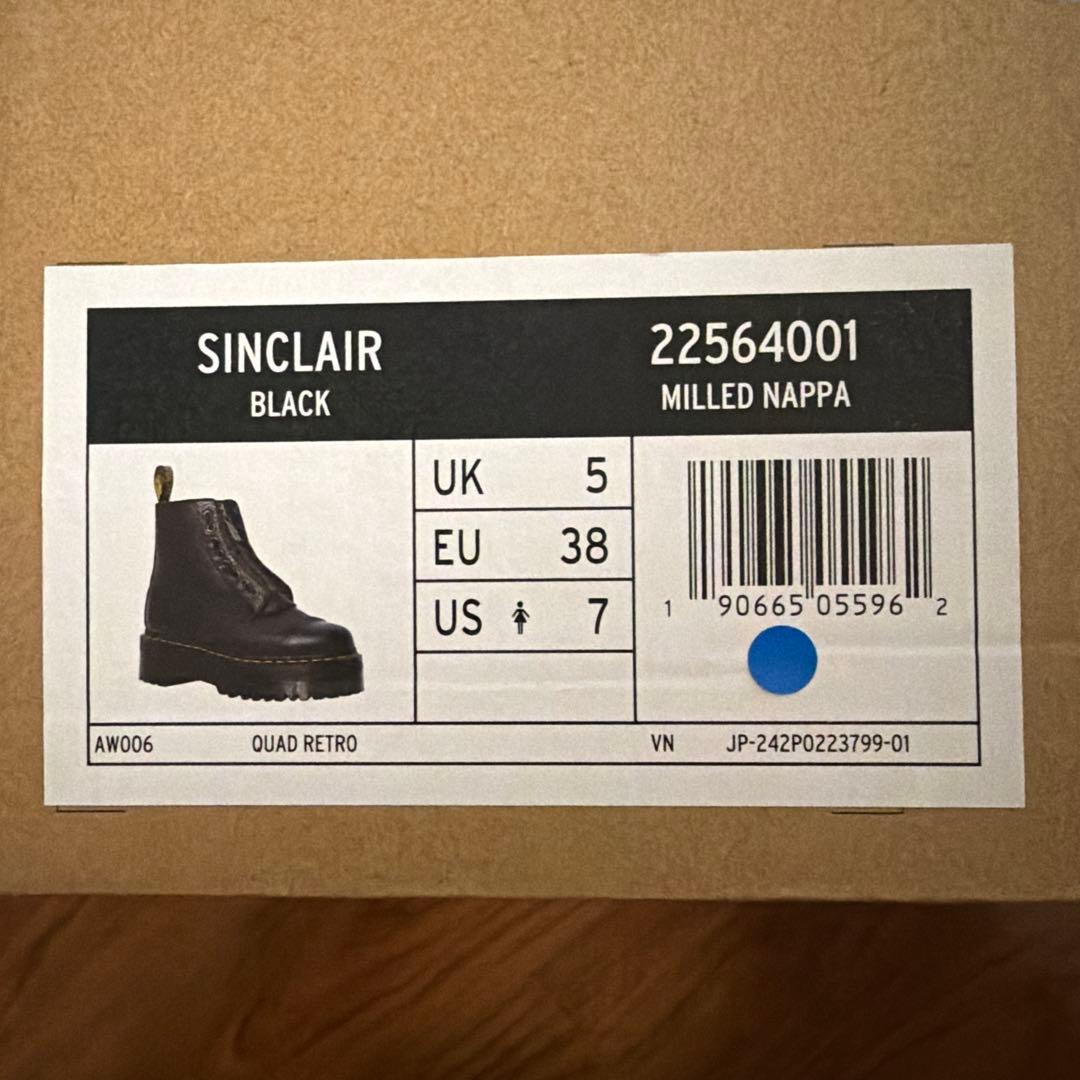 再値下げ　美品　Dr.Martens シンクレア　フロントジップ 2way