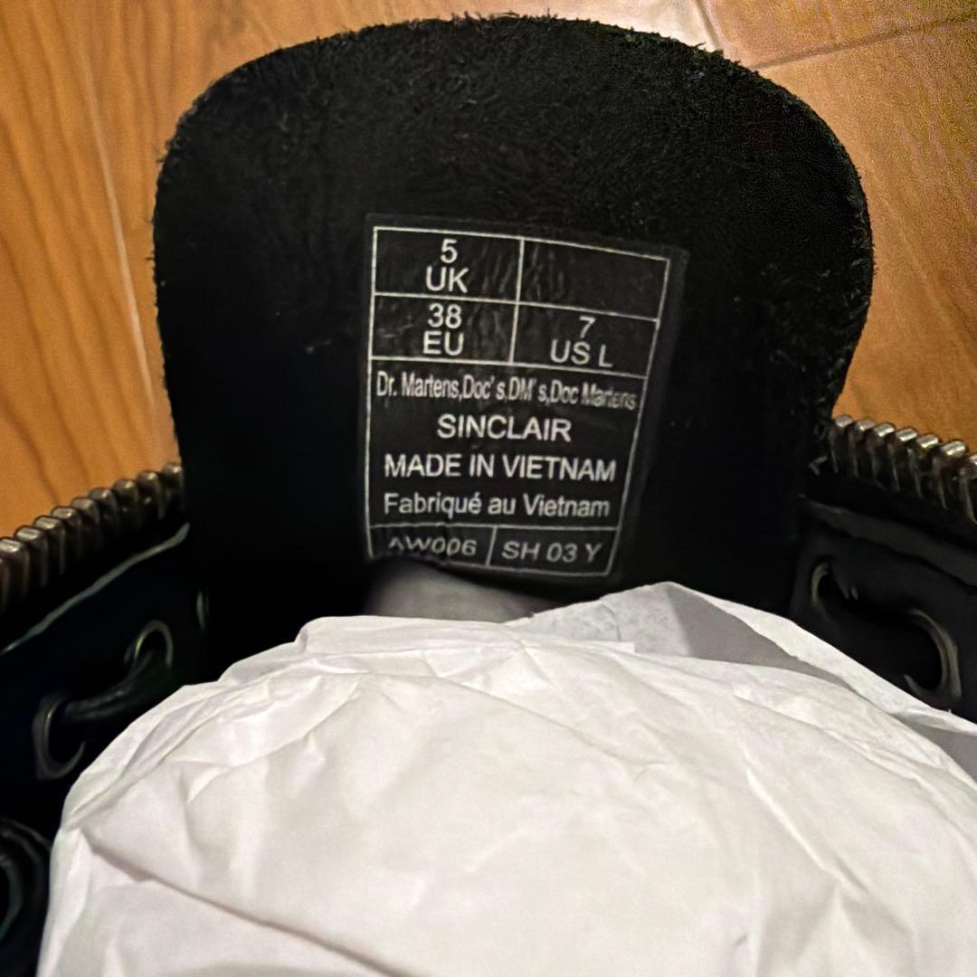再値下げ　美品　Dr.Martens シンクレア　フロントジップ 2way