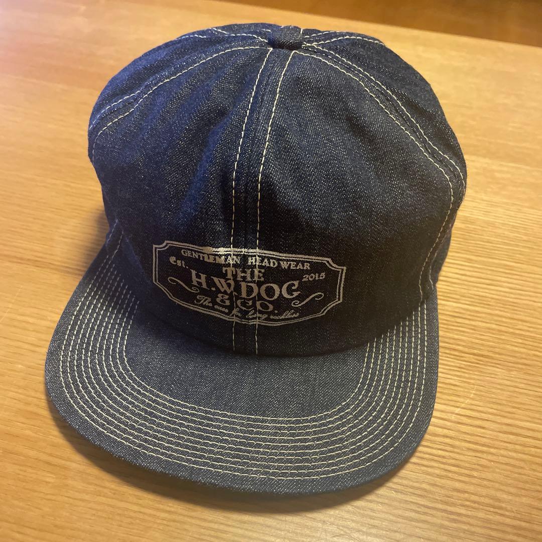 H.W.DOG & CO. エイチダブリュードッグ デニムキャップ 帽子 日本製